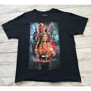 Wandavision Marvel Studios Graphic T Shirt Men’s Size XL Rare Black HTF